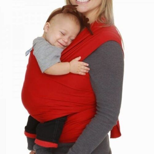 Porte bébé multi-position rouge 